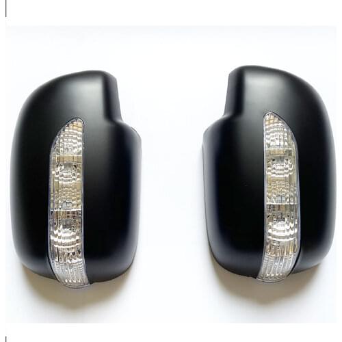 2005-2015 ABS Chrome Review Mirror Cover With LED Light Lamp For Toyota Hilux Vigo Car Styling Accessories