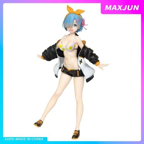 Anime Re Life in a different world from zero Anime Figures Rem Sports clothes swimsuit PVC Model Toys Re Zero Action Figure Sexy
