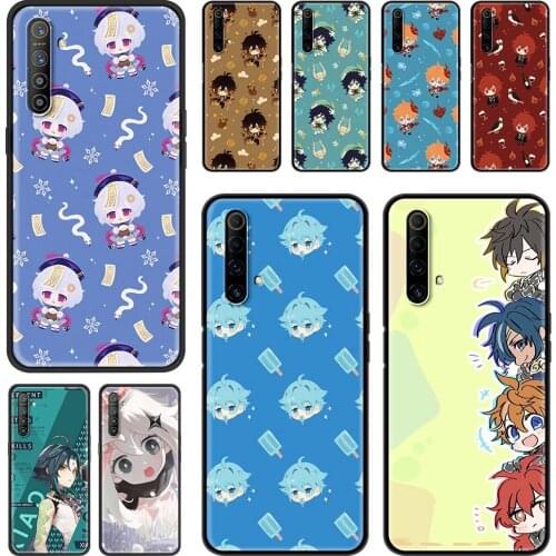 Phone Case For Realme GT Neo 8 7 6 5 Pro V15 V13 C25 C21 C20 C15 X50 X7 Q2 XT Cover Genshin Impact