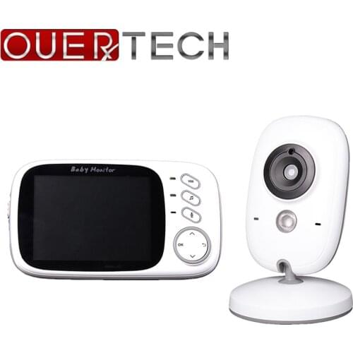 3.2 inch Video Color Baby Monitor High Resolution Baby Nanny Home Security Camera Night Vision Temperature Monitoring