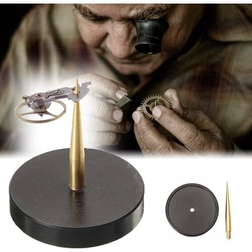 Balance Holder Tack Tool Repair for Watch Adjust Beat Balance Shaft Base Wear Resistance Metal Needle Accessory Durable Stand