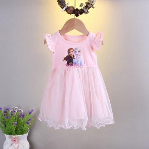 Frozen Anna Elsa Sofia Kid Girl Dress Princess Dresses Summer Cosplay Costume Snow Queen Children Wedding Party Formal Ball Gown