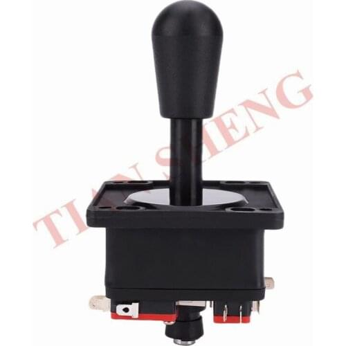 Classic Black Arcade Joystick 8 way DIY Game Joystick Red Ball Fighting Stick Replacement Parts For Game Arcade