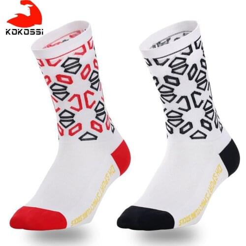 KoKossi Riding Socks Comfortable Breathable Mesh Durable Moisture Wicking Socks Running Cycling Outdoor Sports Unisex Socks