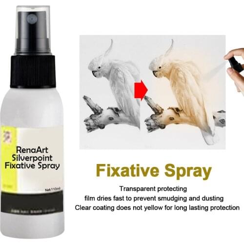 Easy Apply Quick Dry Fixative Spray Stationery 30ml 100ml Long Lasting Protective Coating For Artist Art Supplies Professional