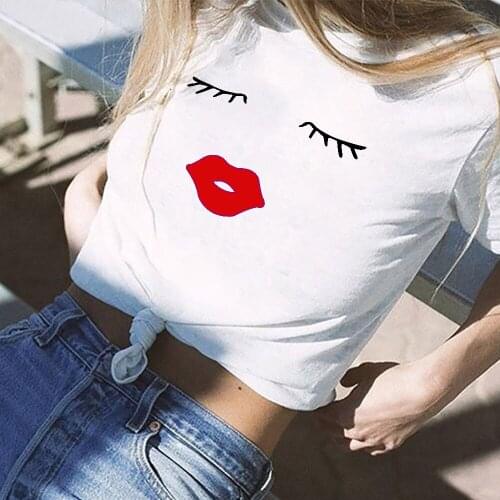 Summer Women Fashion Print T Shirt Short Sleeve T-shirt Women Casual Avocado Graphic Tops Female Tee