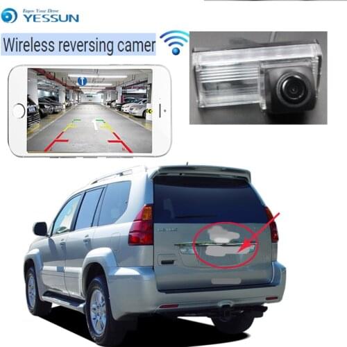 YESSUN New Arrival! For Lexus GX 470 GX470 LX 470 LX470 PC1049 wireless car reversing high quality camera waterproof Full HD CCD