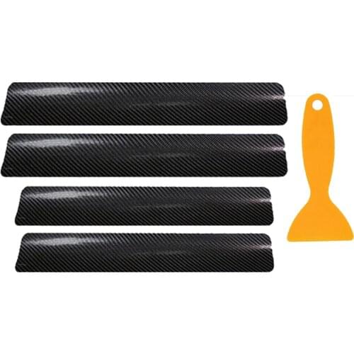 Durable Car 3D Door Sill Sticker Anti-Scratch Scuff Plate Decals RV Parts