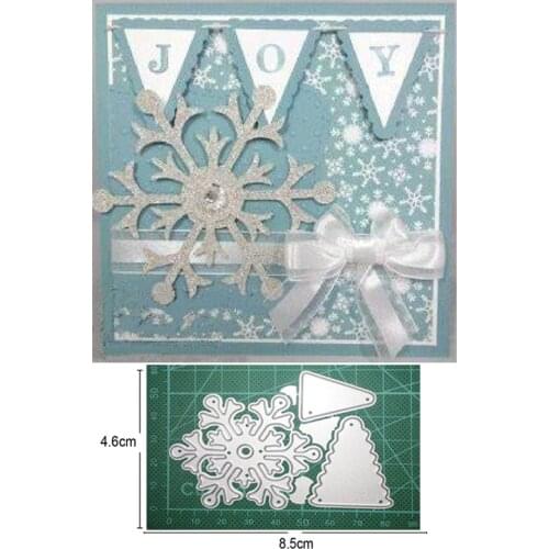Craft dies Christmas snowflakes tree metal cutting dies cut die decoration Scrapbook dies knife mould blade punch stencils dies
