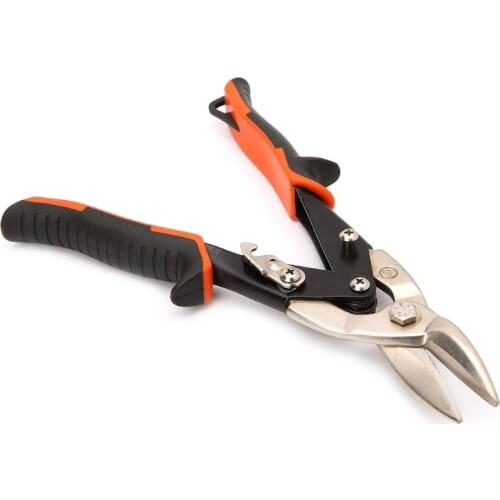 1 Pc Chromium Vanadium Stainless Steel Cutting Scissors Hand Tool Straight Curved Aviation Tin Snip Sheet Metal Shear
