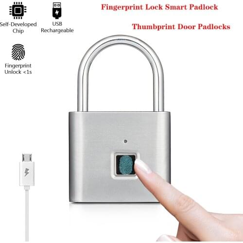 USB Rechargeable Smart Fingerprint Lock smart induction drawer locksmart drawer lock