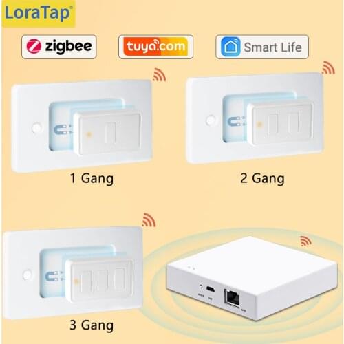 Tuya ZigBee 3.0 Brazil Brazilian Wireless Remote Control Switch works with Smart Life Home Assistant Zigbee2MQTT SmartThings