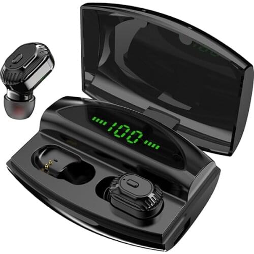 TWS Bluetooth 5.0 Earphones 1800mAh Charging Box Wireless Headphone 9D Stereo Sports Waterproof Earbuds Headsets With Microphone