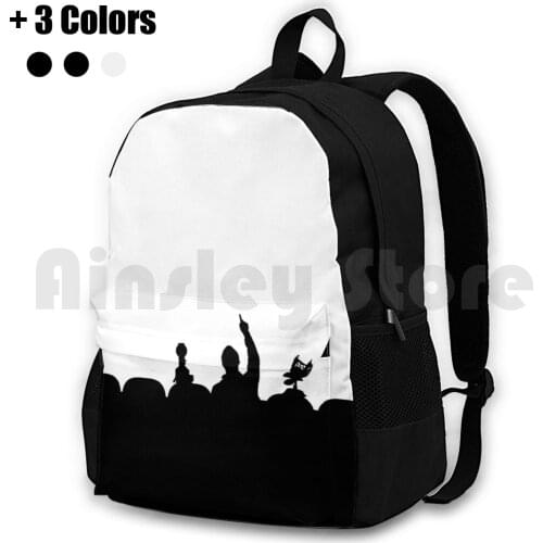 Mst3K Silhouette Outdoor Hiking Backpack Riding Climbing Sports Bag Mystery Science Theatre 3000 Theater Mst3K Mike Joel Crow