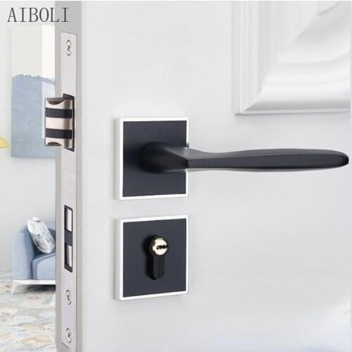 Door Lock Indoor Bedroom Wooden Door Mechanical Door Lock Household Hardware Lock Indoor Door Lock Simple