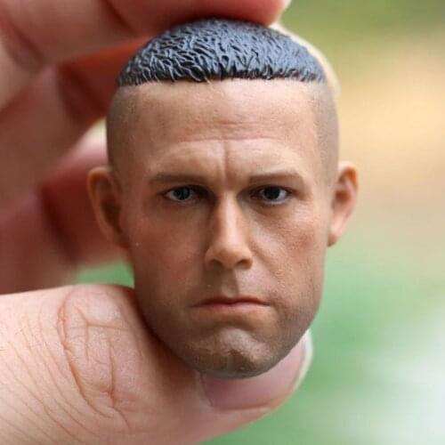 1/6 Ben Affleck Head Sculpt PVC Male Head Carving Fit 12'' Action Figure Body Dolls