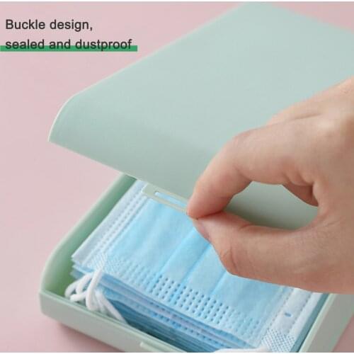 1Pcs Cartoon Mask Cover Bag Portable Facemask Holder Face Mask Storage Case Save Mask Boxes Portable Travel Organizer Gifts