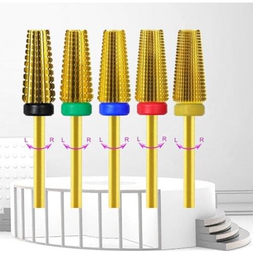 1pc Tungsten steel Nail Drill Bit For Electric Manicure Drills Machine Milling Cutter Nail Files Buffers Nail Art Equipment