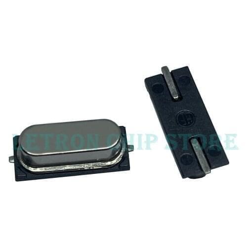 10pcs 11.0592MHZ 12MHZ 13.52127MHZ 13.56MHZ 14.7456MHZ 16MHZ 18.432MHZ Quartz Crystal Resonator Passive Oscillator 49SMD SMD