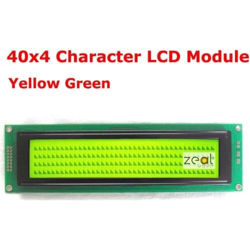 40x4 4004 Character LCD Module Yellow Green LED Backlight SPLC780D Free Shipping Free Tracking