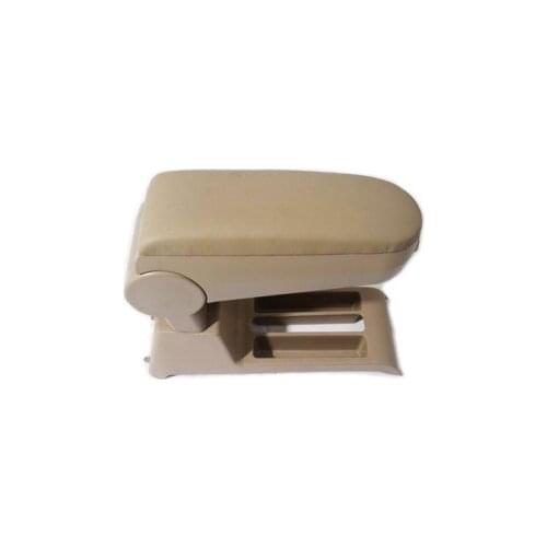 Center Console Armrest Leather Beige FOR Polo 9N 9N3