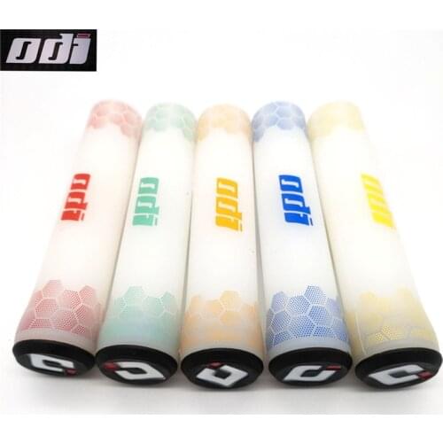 ODI Silicone 3D Color Printing Grip MTB Road Folding Balance Bike Riding Grip Cover Off-road Shockproof Mountain Bike Grip Cover