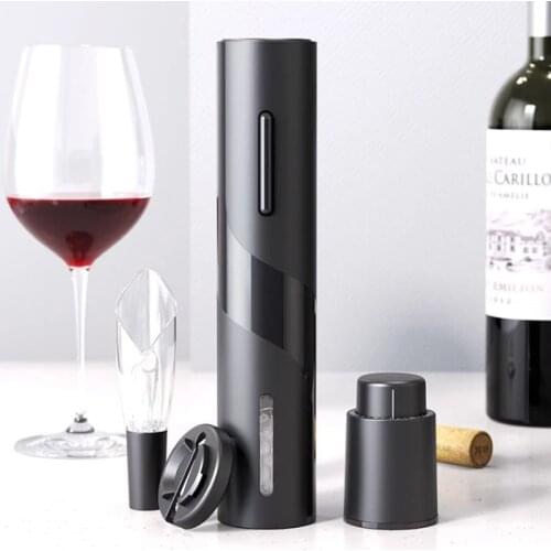 Electric Wine Bottle Opener Rechargeable Automatic Bottle Opener Creative Wine Opener with USB Charging Cable Suitable for Home