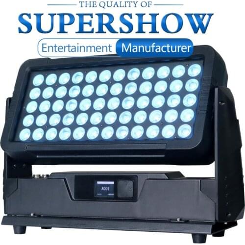 IP65 waterproof outdoor ip wash stage 60x10w rgbw 4in1 led city color wash light