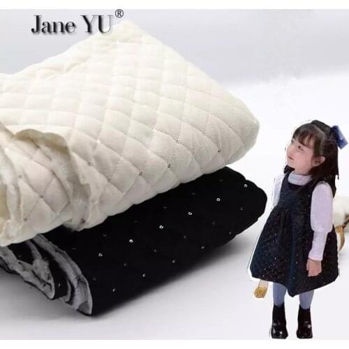 Cotton Padded Jacket Fabric Plus Cotton Cloth Cotton Clothing Fabric Sequin Cloth Clothing Fabric High Grade Diy Cloth
