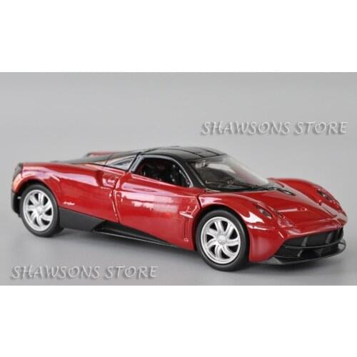 1:36 Scale Diecast Metal Car Model Toy Pagani Huayra Pull Back Miniature Replica