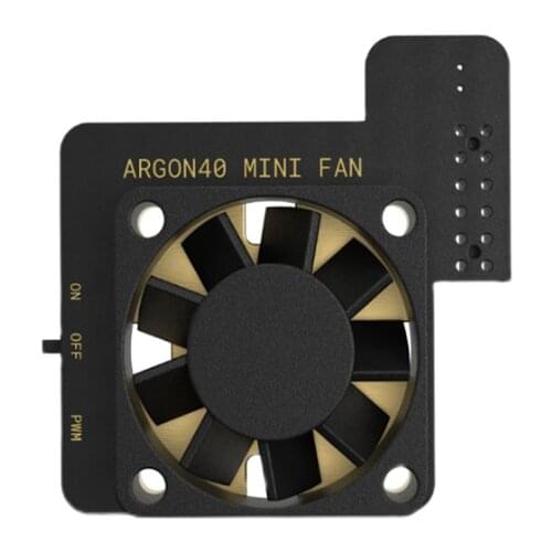 Raspberry pi PWM Mini fan with switch