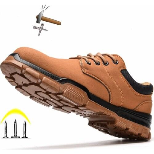 Mens Work Safety Shoes Army Boot Vintage Lace Up Waterproof Sneakers Light Desert Combat Tactical Men Military Ankle Boots