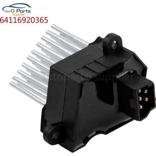 New 64116920365 Blower Motor Resistor AC Heater Fan for BMW E39 E53 E83 E46 E36 325 328 M3 64116931680 64118380580 64116929540