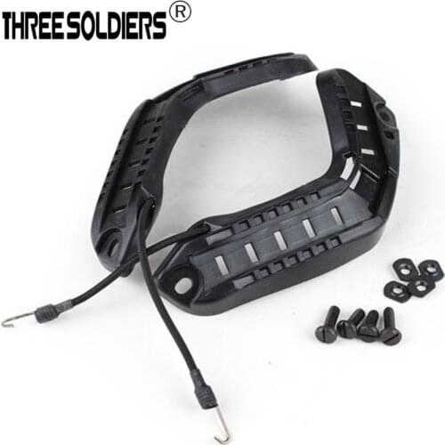 Outdoor Military Tactical Combat Helmet Accessories Helmet Side Rails with Lanyard ABS Guide Rail for hunting fast helmet