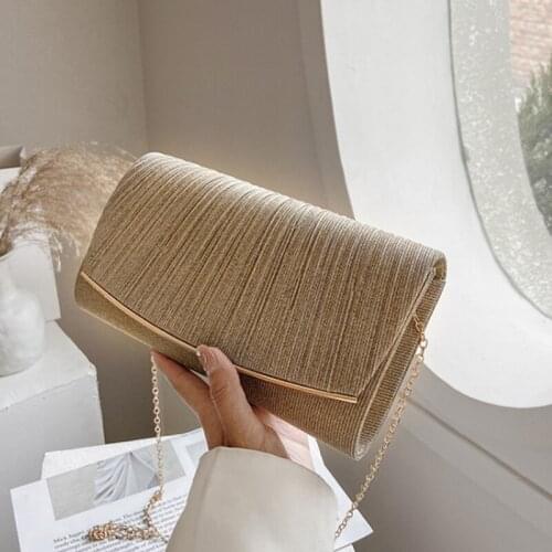 Stylish Luxury Brand Designer Clutch Bag Women Elegant Mini Chain Flap Shoulder Messenger Bag Ladies Evening Bags Luxury Wallet