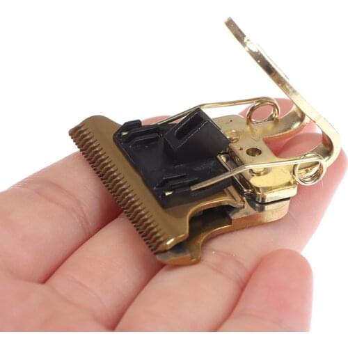 T-Shaped Hair Clipper Blade With Stand T9 Blade Trimmer Replacement Clipper Head