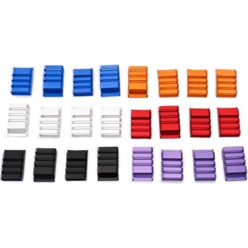 TCMM 4pcs Aluminum Alloy ESC Protective Case 27*17*8.5mm for RC FPV Racing Drone Spare Parts