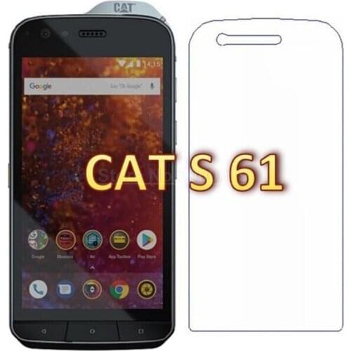 Tempered Glass For Cat S61 Screen Protector 9H 2.5D Protective Glass Phone Cover Film For Caterpillar Cat S61 S 61 Glass