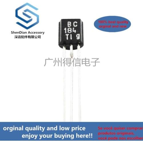 30pcs 100% orginal new BC184 184 TO-92 AMPLIFIER TRANSISTOR(NPN) real photo