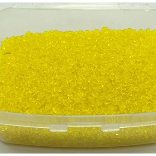 5000 Pcs/Pack Transparent Yellow Glass Seed Beads 2mm (10/0) + Storage Box
