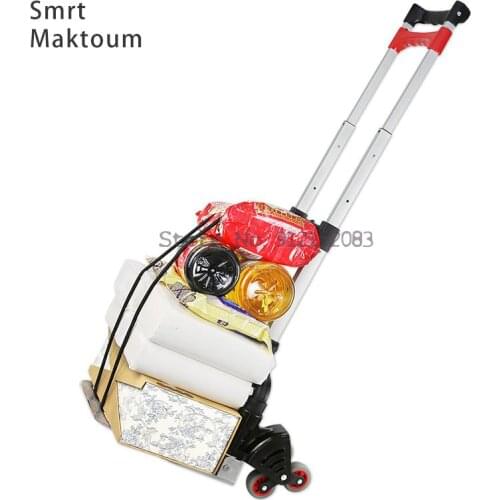 Stair-climbing Artifact, Hand-carried Cart, Stair-climbing Cart, Six-wheeled Stair-climbing Cart, Shopping Cart, Folding Portabl