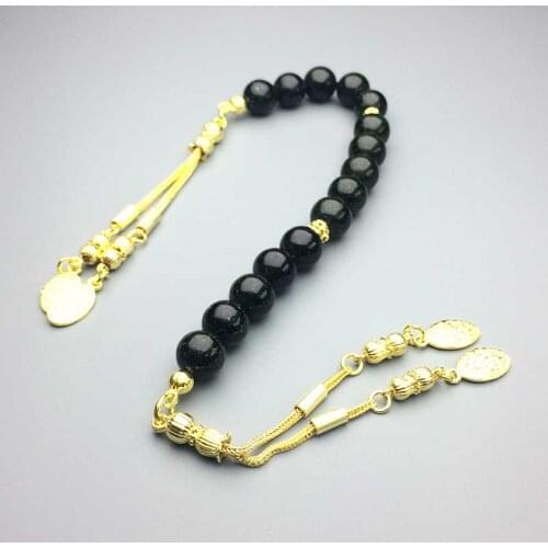 Star Stone Stress Chain Polshak Mascot Rosary 10 mm. 925 Setting Silver Decorated Rosary