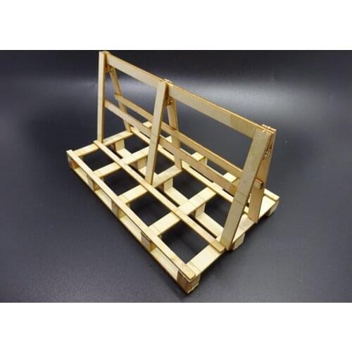 Wooden Frame for Glass Sheet Transportation for 1/14 Tamiya RC Truck Trailer Tipper Scania MAN Benz Actros Volvo Car Diy Parts