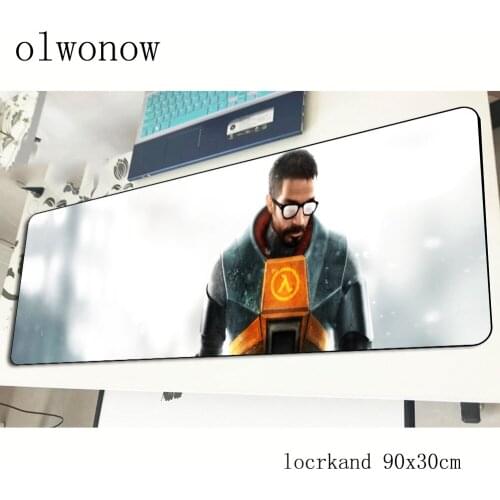 Half life mousepad 900x300x2mm big gaming mouse pad big gamer mat Halloween Gift game computer desk padmouse keyboard play mats