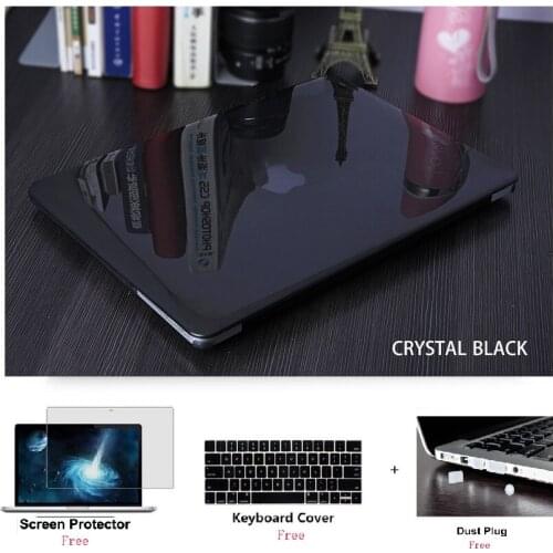 Crystal Clear Cover for Macbook Air Pro 13 15 16 Touch Bar/Touch ID 2020 A2337 A2338 A2141 For Macbook Air Retina 11 12 13.3"