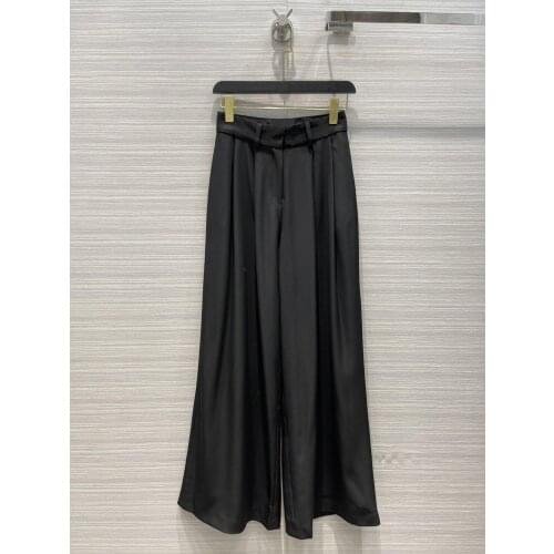 Fashion 2021 new women loose big straight wide leg mopping pants 0317