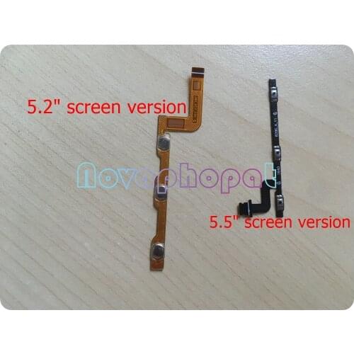 Novaphopat For Asus Zenfone 3 Max ZC553KL ZC520TL Volume Button Power Switch On Off Side Key Buttons Flex Cable+tracking