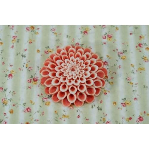 PRZY 2D Beautiful Flowers Molds Dahlia Silicone Mold Silicone Mould for Soap Making Aroma Stone Rubber Eco-friendly 001
