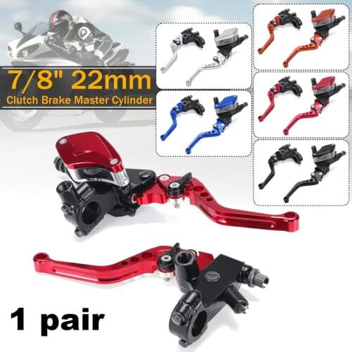 7/8 inch universal motorcycle brake handle handlebar hydraulic clutch master cylinder throttle Pro for Yamaha