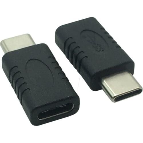 USB C Adapter, USB-C Male to Female Adapter Straight USB-C Adaptor USB 3.1 Type-C Connector Converter